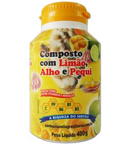 Composto com Alho,Limão e Pequi